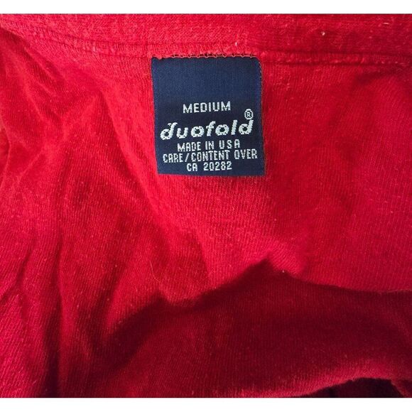 Vintage Duofold Red Union Suit With Buttons Wool/Nylon/Cotton Layers long johns - Picture 5 of 9